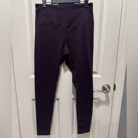 Zella full length leggings plum color size Large - Picture 1 of 2